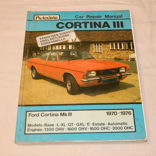 Car Repair Manual Cortina III 1970-1976